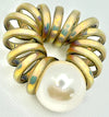 Spiral Coil Scrunchie w/ Pearl