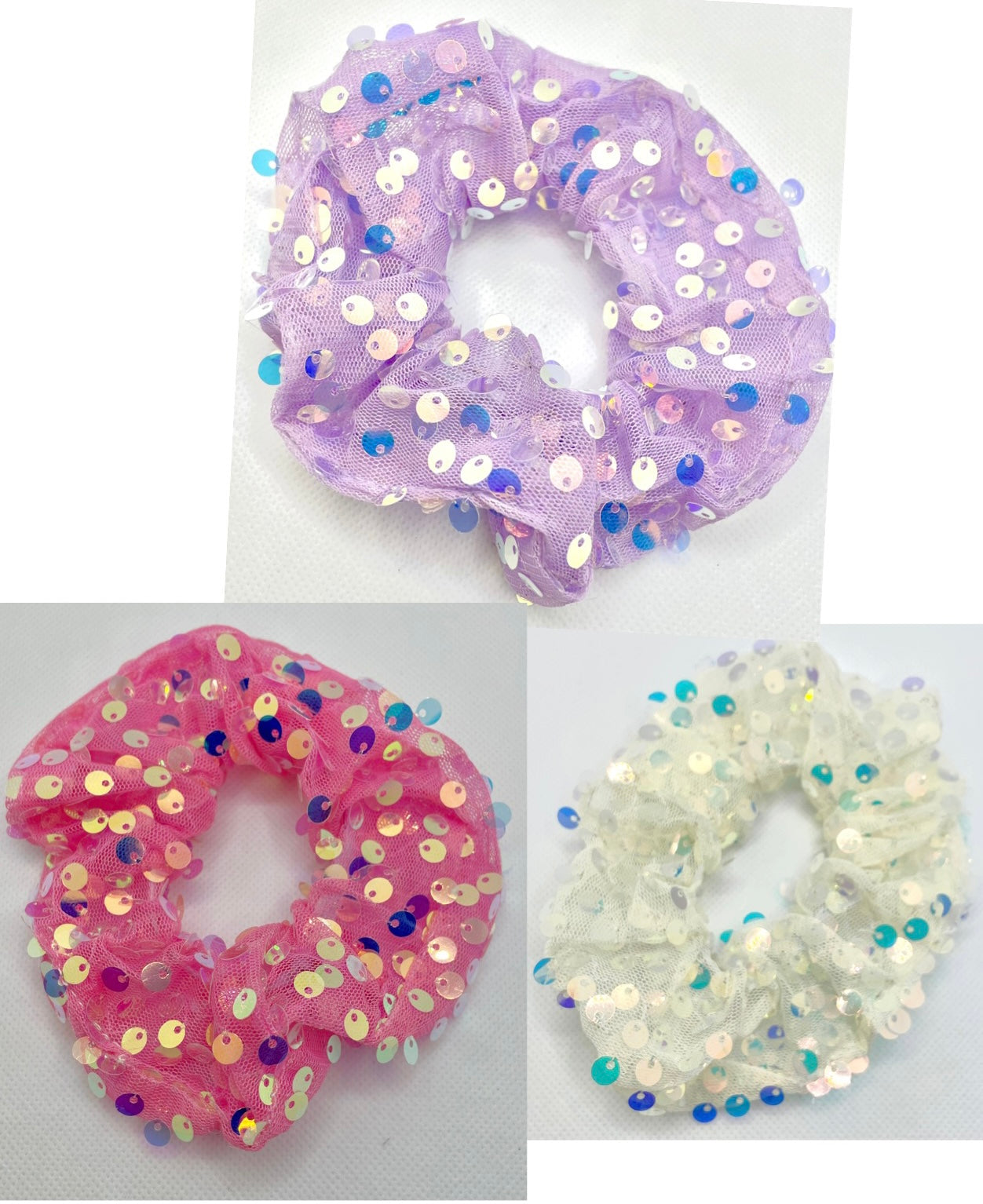 Disco Sequin Scrunchies