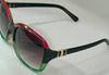 Green Red Black Sunglasses