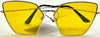 Yellow Wire Sunglasses