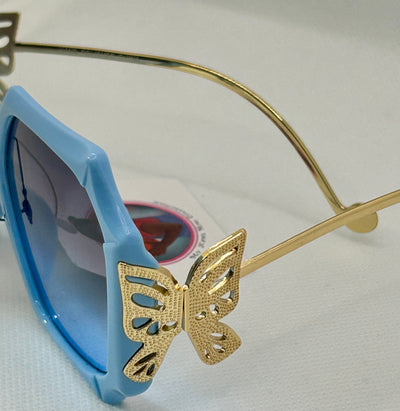 Blue Square Sunglasses