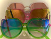 Pink Mirror Sunglasses