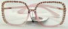 Pink Rhinestone Sunglasses